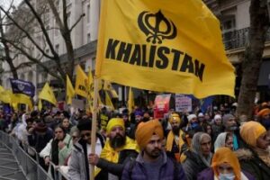 Khalistani attack on hindu temple